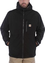 CARHARTT FORCE HOODED JACKET BLACK OUTERWEAR JACKETS