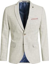 WE Fashion Heren slim fit blazer met pied-de-pouledessin, Randolph