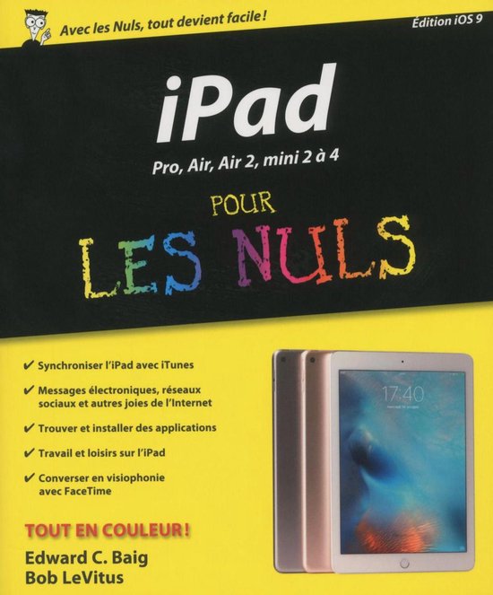 iPad avec iOS 9 Pour les Nuls - cover