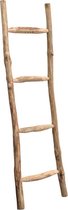Brix | Larry | houten ladder | teakhout | 180 cm hoog