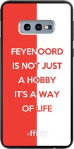 6F hoesje - geschikt voor Samsung Galaxy S10e -  TPU Case - Feyenoord - Way of life #ffffff