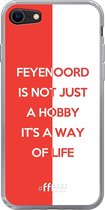 6F hoesje - geschikt voor iPhone SE (2020) - Transparant TPU Case - Feyenoord - Way of life #ffffff