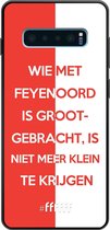 6F hoesje - geschikt voor Samsung Galaxy S10 Plus -  TPU Case - Feyenoord - Grootgebracht #ffffff