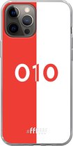 6F hoesje - geschikt voor iPhone 12 Pro Max -  Transparant TPU Case - Feyenoord - 010 #ffffff