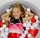 Sparkle&Dream Turnpakje / Gympakje Lynn Rood - ALA| maat S/M - voor turnen en gymnastiek