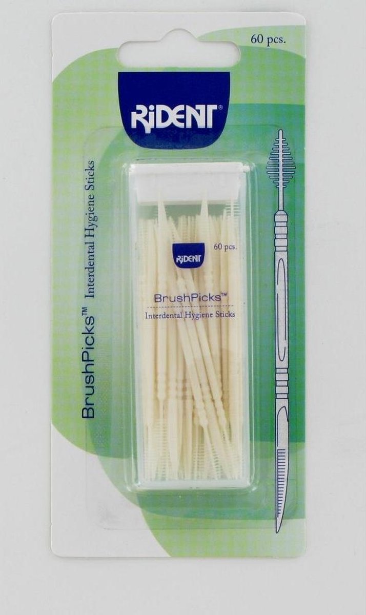 Goedkoopste Rident Brushpicks 60 stuks