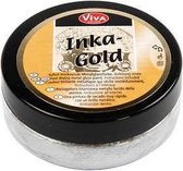 Pasta Wax - Metallic Verf - Inka Gold - zilver - Viva Decor - 50ml