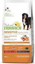 Natural Trainer - Sensitive Adult Medium Salmon Glutenvrij - Hondenvoer - 12 KG