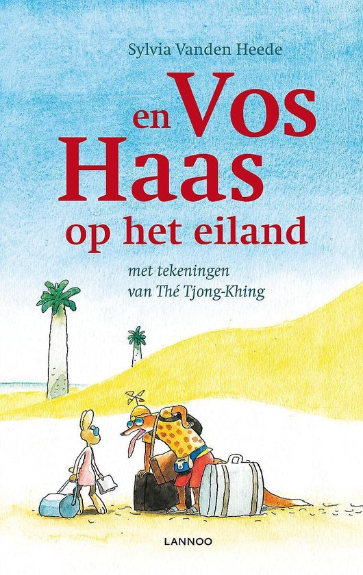 Cover van het boek 'Vos en Haas op het eiland' van S. vanden Heede