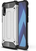 Voor Galaxy A70 / A70s Magic Armor TPU + PC-combinatiebehuizing (zilver)