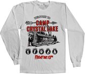 Friday The 13th Longsleeve shirt -XL- Camp Crystal Lake Wit