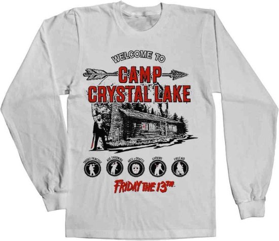 Friday The 13th Longsleeve shirt Camp Crystal Lake Wit