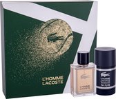 Lacoste L'Homme Giftset Edt 50ml Spray+ Deo Stick 75 Ml