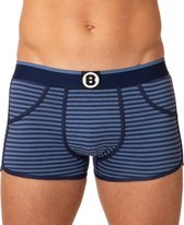 Bolas Boxershort Short Basics Stripe Blauw - Heren