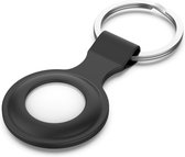 Sleutelhanger siliconen zwart geschikt voor Apple AirTag
