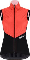 Santini Windstopper mouwloos Oranje Dames - Redux Stamina Sleeveless Vest For Women Granatina Orange - L