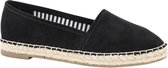 graceland Zwarte espadrille - Maat 38