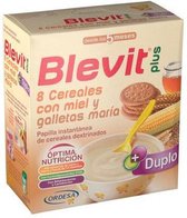 Ordesa Papilla Blevit Plus Duplo 8 Cereales Con Miel Y Galleta Maria 600g Blevit