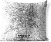 Coussins d'extérieur - Jardin - Plan de la ville Apeldoorn - 45x45 cm