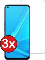 Oppo A72 Screenprotector Glas Gehard Tempered Glass - Oppo A72 Screen Protector Cover - 3 PACK