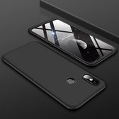 GKK Three Stage Splicing Full Coverage PC Case voor Xiaomi Redmi Note 6 Pro (zwart)