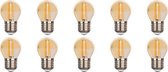 LED Lamp 10 Pack - Frikto - Filament Bulb - E27 Fitting - 4W - Warm Wit 2700K