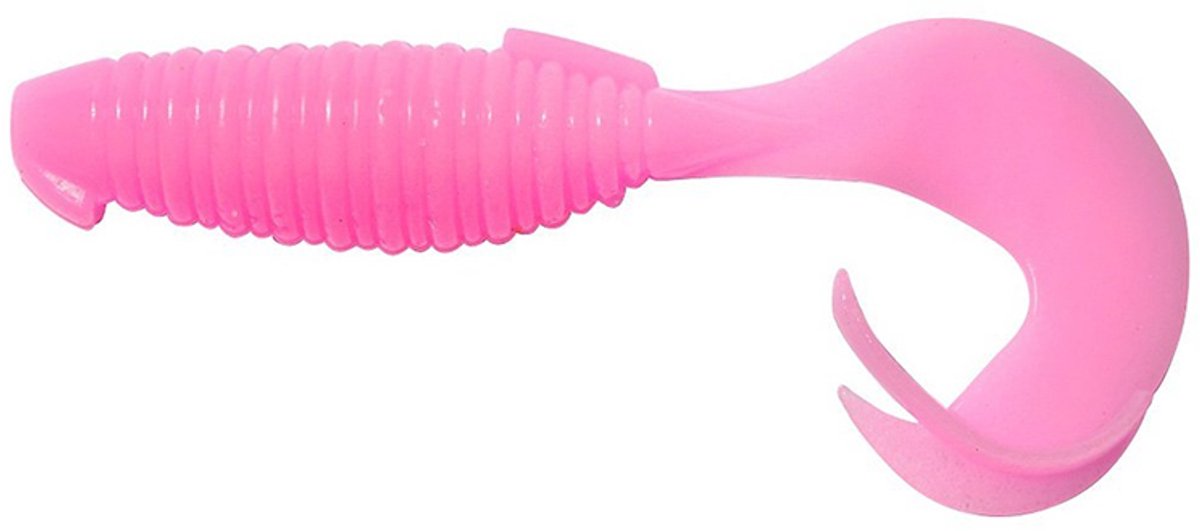 Keitech Flapper Grub - Bubblegum Pink - 4inch - 7 stuks - Roze