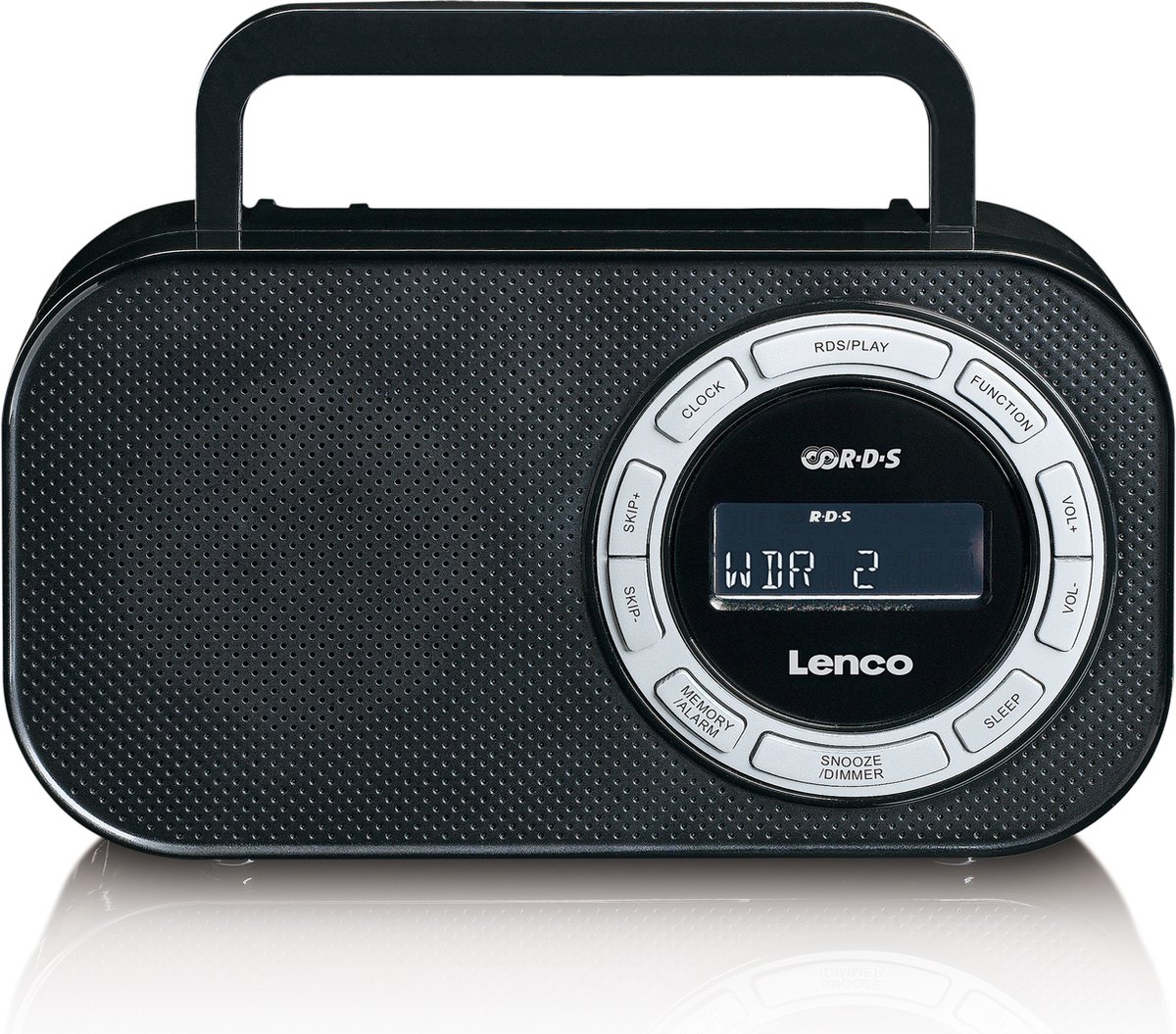 Lenco PR2700 - Noodradio op batterijen compact outdoor Survival - Zwart