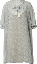 Cream jurk kinia Lichtblauw-36