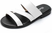 Eenvoudige casual antislip slijtvaste pantoffels sandalen voor dames (kleur: wit maat: 35)