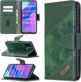 Voor Huawei Honor 9A Bijpassende kleur Krokodiltextuur Horizontale flip PU lederen hoes met houder & kaartsleuven & portemonnee (groen)