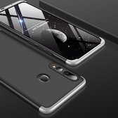 GKK Three Stage Splicing Full Coverage PC Case voor Huawei Enjoy 9S (zwart zilver)
