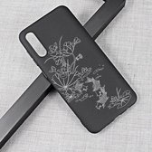 Lotus Pond Painted Pattern Soft TPU Case voor Galaxy A50