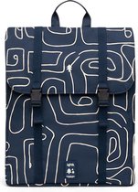 Lefrik Handy Laptop Rugzak - Eco Friendly - Recycled Materiaal - 15 inch - Graphic Navy