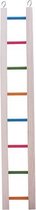 Happy pet ladder hout gekleurd - 122 cm - 1 stuks