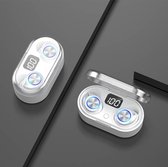 TWS - Draadloze oortjes / in-ear oordopjes - Bluetooth Draadloze buds - Luxe indicator - Geschikt voor alle smartphones o.a Samsung & Iphone, , galaxy buds, huawei, sony - Wit.