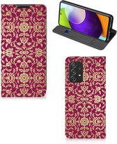 Bookcase Cadeautips Samsung Galaxy A52 5G Enterprise Editie | A52 4G Telefoonhoesje met foto Barok Pink