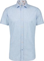 A fish named Fred- Shirt SS linen blue - XL-EU