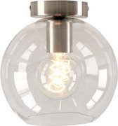 Olucia Hanae - Plafondlamp - Chroom/Transparant - E27