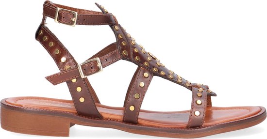 Cognac OMODA Sandalen 4539 | Omoda