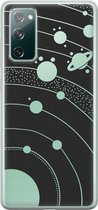 Samsung Galaxy S20 FE siliconen hoesje - Universe space - Soft Case Telefoonhoesje - Transparant - Print