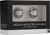 Medium Weight Ben-Wa-Balls - Silver - Balls