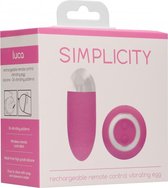 Luca - Rechargeable Remote Control Vibrating Egg - Pink - Eggs - Happy Easter! - Easter eggs