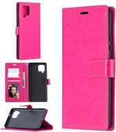 Portemonnee Book Case Hoesje Geschikt voor: Samsung Galaxy A42 4G roze