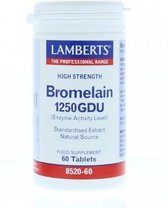 Lamberts Bromelaine 1250 GDU - 60 tabletten - Voedingssupplement