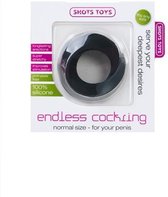 Endless Cockring - Regular - Black - Cock Rings