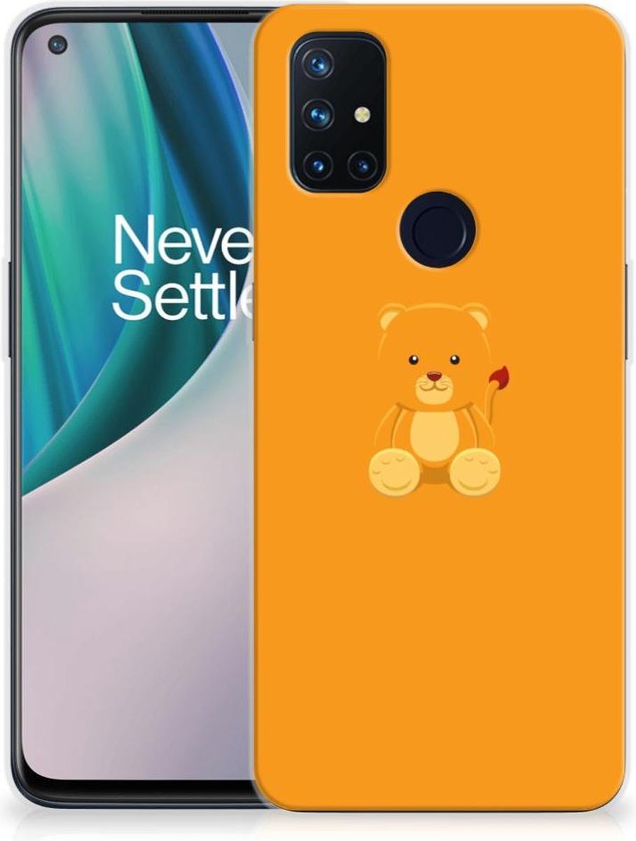 OnePlus Nord N10 5G Telefoonhoesje met Naam Baby Beer