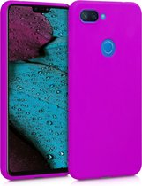 kwmobile telefoonhoesje voor Xiaomi Mi 8 Lite - Hoesje voor smartphone - Back cover in neon paars