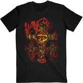 Slayer Heren Tshirt -XL- SOS Crucifiction Zwart