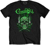 Cypress Hill Heren Tshirt -S- Twin Pipes Zwart